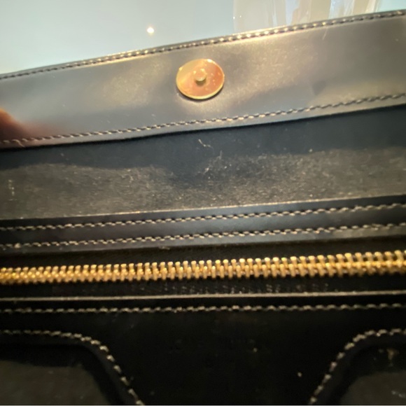 Louis Vuitton LV vintage 2000 Black Epi leather flat elegant briefcase Bag - Picture 9 of 13